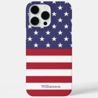 American Flag USA Patriotic Stars Stripes Name