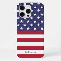 American Flag USA Patriotic Stars Stripes Name
