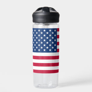 American Flag USA Patriotic United States Water Bottle