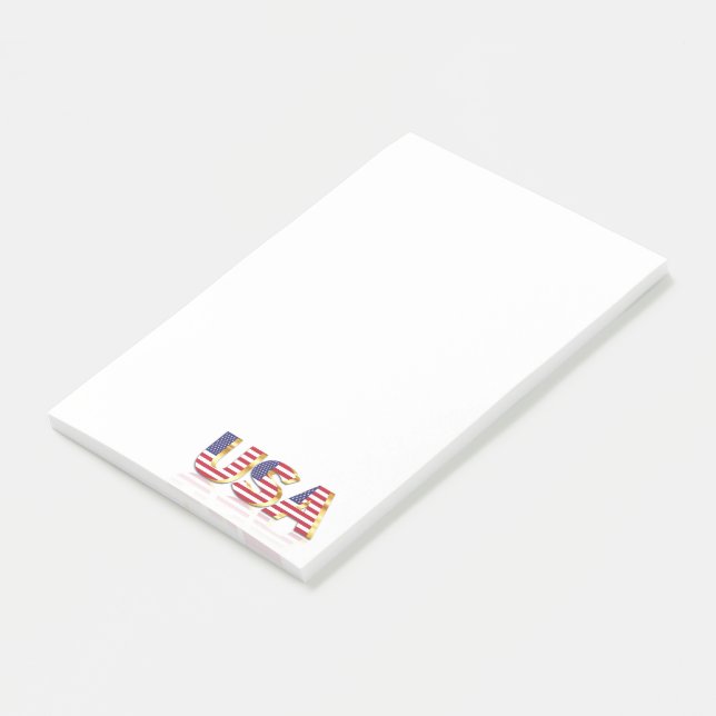 American Flag USA Post-it Notes (Angled)