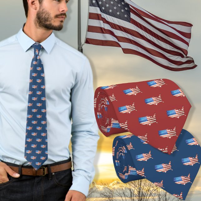American Flag USA Stars and Stripes Patriotic Tie (Creator Uploaded)