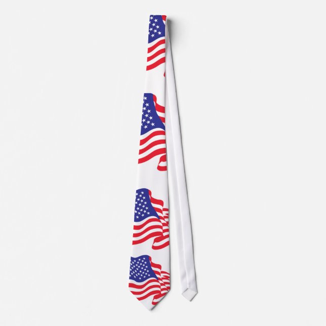 American Flag USA Tie (Front)