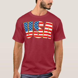 American Flag USA United States of America T-Shirt