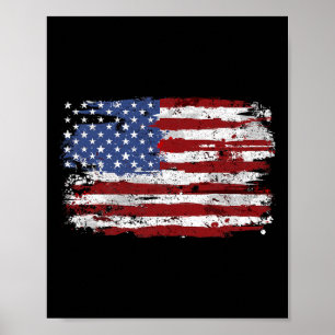 American Flag Usa United States Of America Us 4th Poster