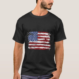 American Flag Usa United States Of America Us 4Th T-Shirt
