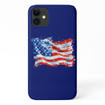 American Flag USA Watercolor 4th of July