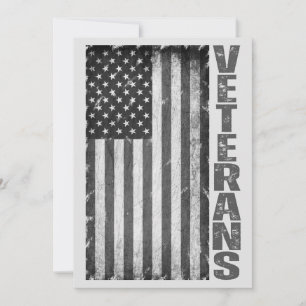 AMERICAN FLAG VETERANS DAY 4TH OF JULY HOLIDAY CARD