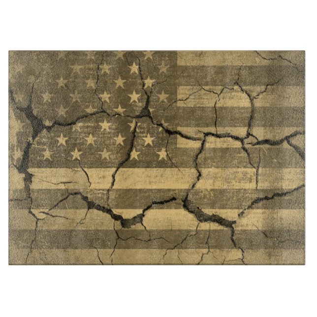 American Flag Vintage 2 Cutting Board (Front)