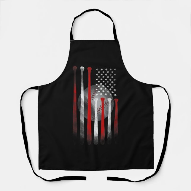 American Flag Vintage Baseball Apron (Front)