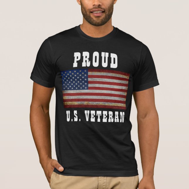 AMERICAN FLAG VINTAGE CUSTOMIZED  T-Shirt (Front)