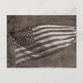American Flag Vintage Postcard
