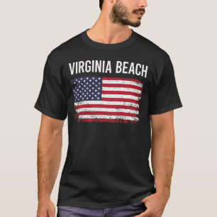 American Flag Virginia Beach T-Shirt