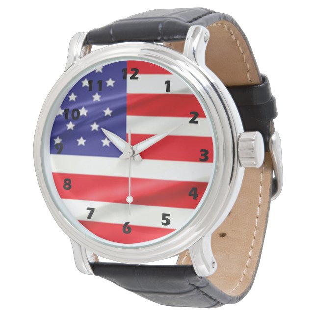 American Flag Watch (Angled)