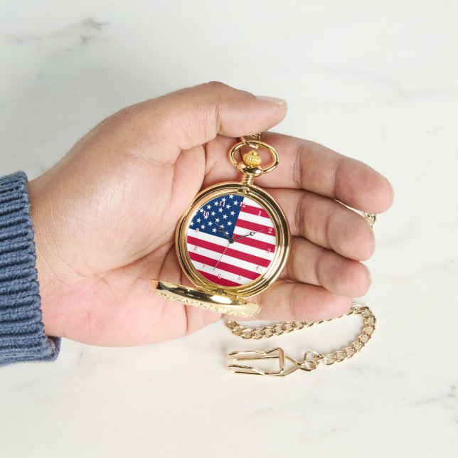 American Flag Watch patriotic (Hand)