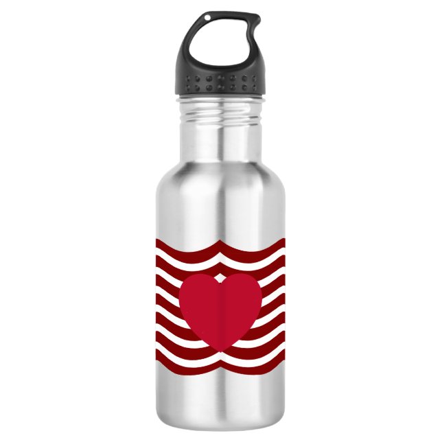 American Flag Water Bottle – Bold USA Pride (Front)