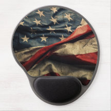 American Flag Waving Fabric Design