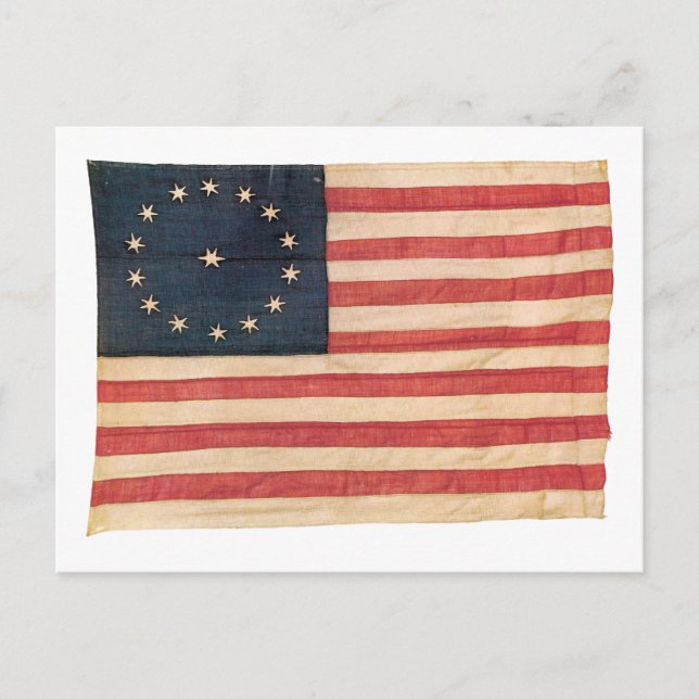 American Flag with 15 Stars Postcard (Front)