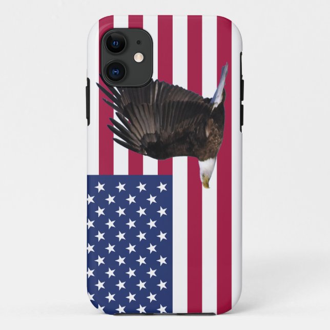 American Flag With Eagle iPhone 5 Case (Back)