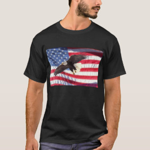 American Flag with Eagle T-Shirt