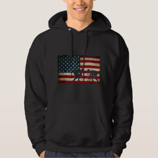 American Flag Wrestling - Cool USA Wrestle for Fan Hoodie