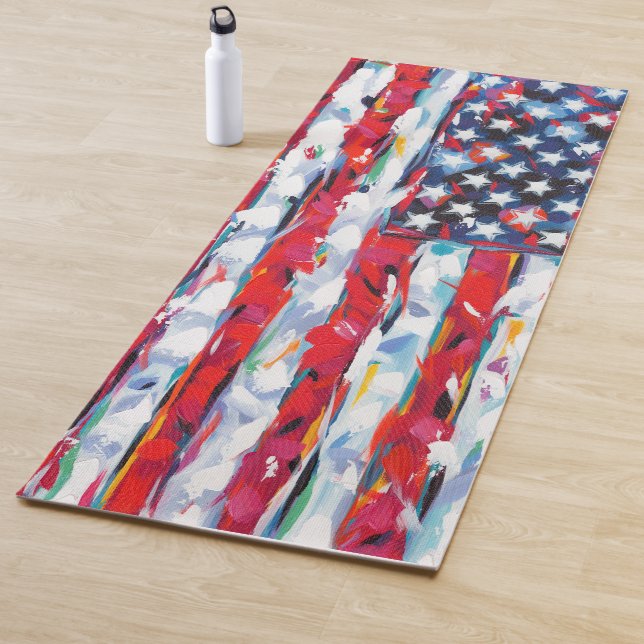 American Flag Yoga Mat (In Situ)