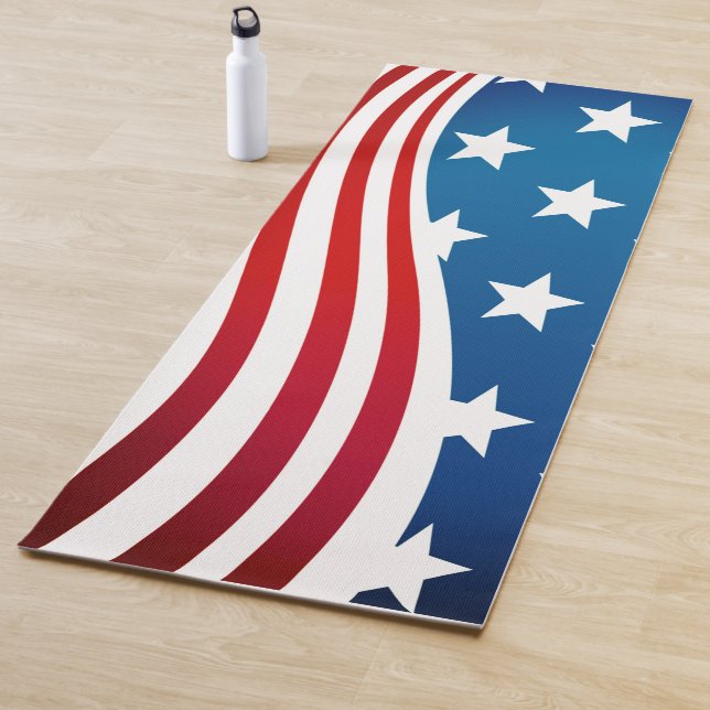 American Flag Yoga Mat (In Situ)