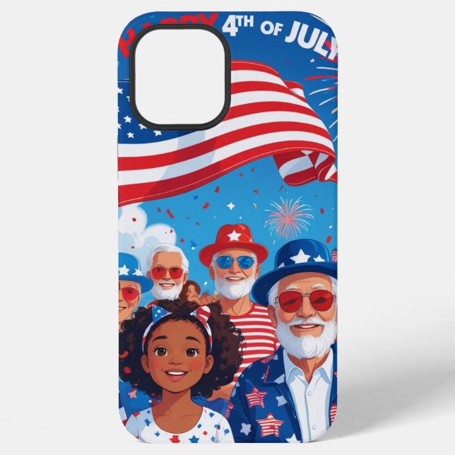 American Flame iPhone Case (Back)