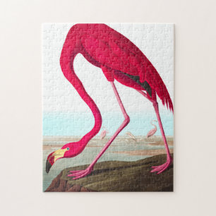 American Flamingo by John James Audubon Jigsaw Puzzle