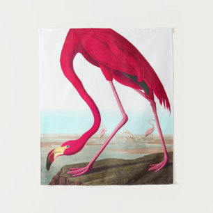 American Flamingo by John James Audubon Tapestry