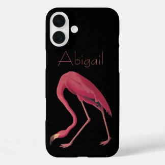 American Flamingo Vintage Audubon Birds of America iPhone 16 Plus Case
