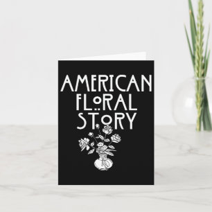 American Floral Story Halloween Florist Funny Horr Card