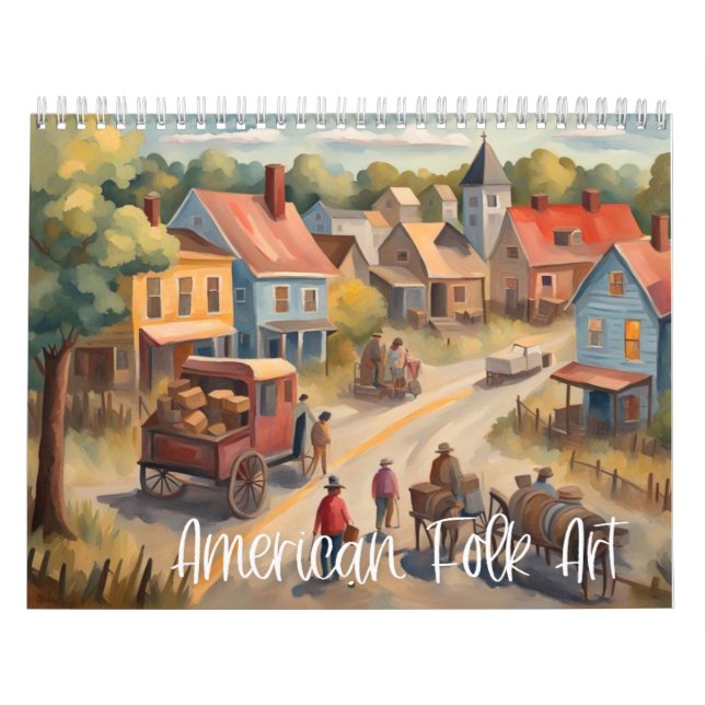 American Folk Art Calendar (Cover)