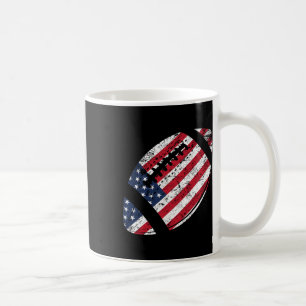 American Football 4th July American Flag Patriotic Coffee Mug