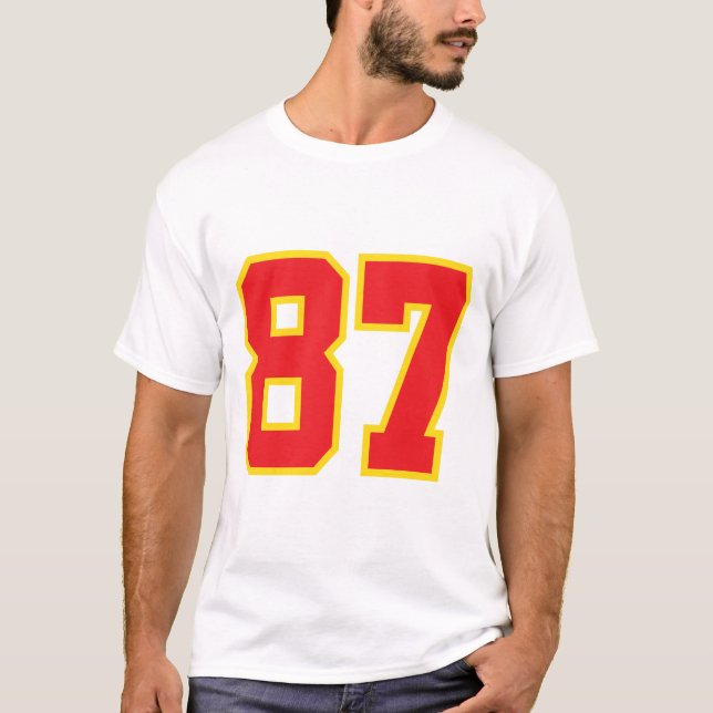 American Football 87 Number Shirt (Front)