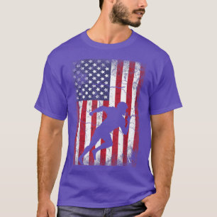 American Football American Flag 4th of July men wo T-Shirt