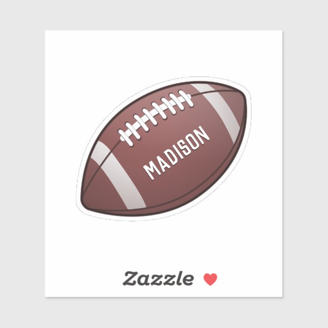 American Football Ball Custom Name (Sheet)