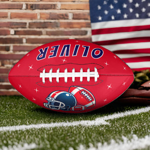 American Football Ball Helmet Cartoon Image Name