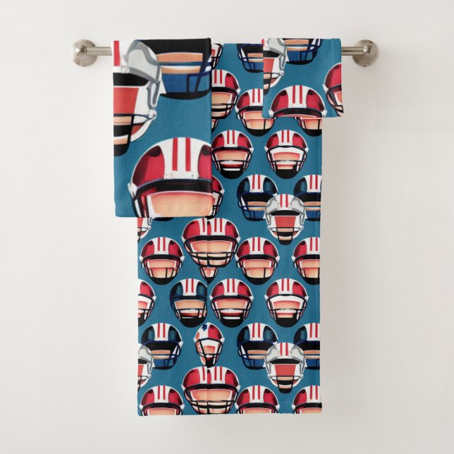 American Football Bath Towel Set (Insitu)