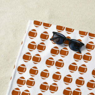 american football beach towel