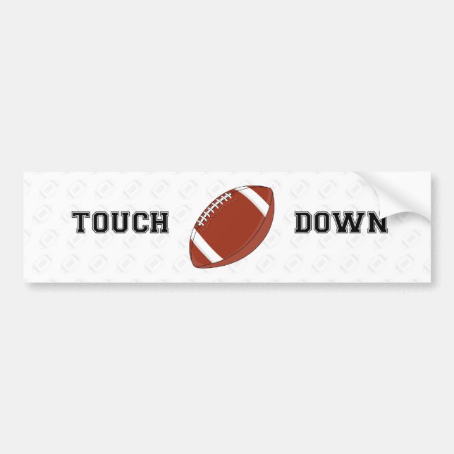 American Football Bumper Sticker (Front)
