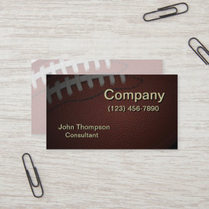 American Football Business Card