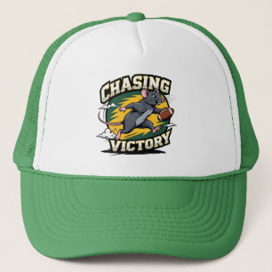 American Football Chasing Victory Trucker Hat