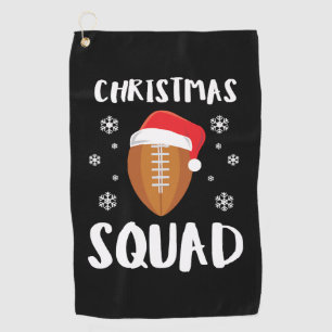 American Football Christmas Squad Christmas Xmas Golf Towel