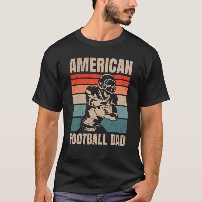 American Football Dad Quaterback Kicker For Men Wo T-Shirt (Front)