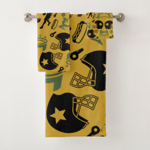 American Football Fan  Bath Towel Set