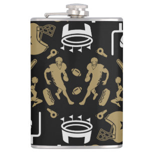 American Football Fan  Hip Flask