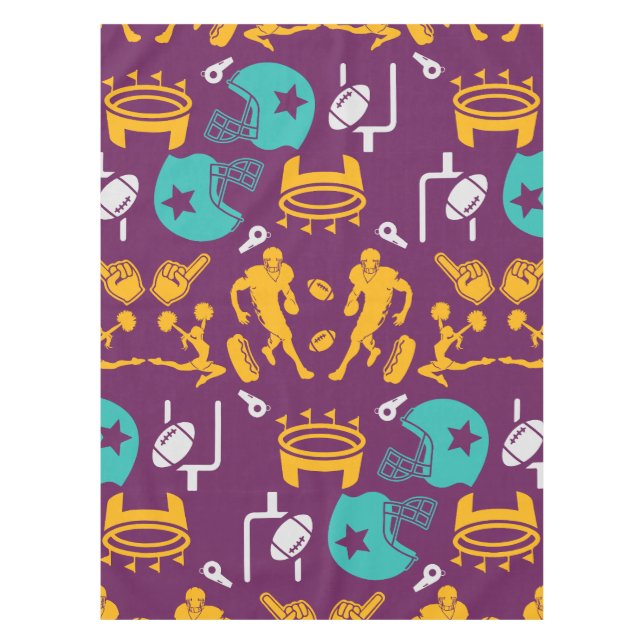 American Football Fan  Tablecloth (Front)