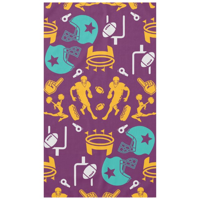 American Football Fan  Tablecloth (Front)