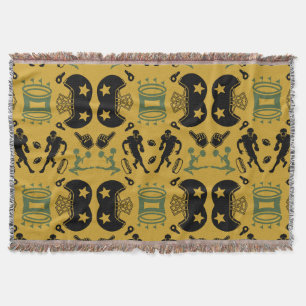 American Football Fan  Throw Blanket