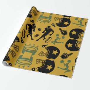 American Football Fan Wrapping Paper